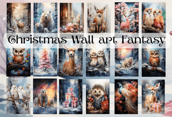 24 Christmas Wall Art Fantasy Jpg: Illustrations Review