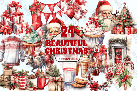 Beautiful Christmas Sublimation Clipart & Illustrations Review