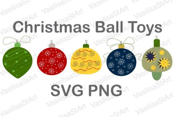 Christmas Ball Toys: Fresh Illustrations for Sellers