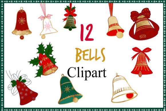 Christmas Bells Jingle Bells Clipart & Illustrations Review