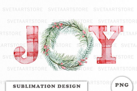 Christmas JOY Sublimation Design PNG Review