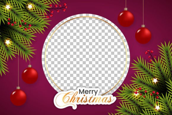 Christmas Photo Frame: Premium Illustrations for Festive Design