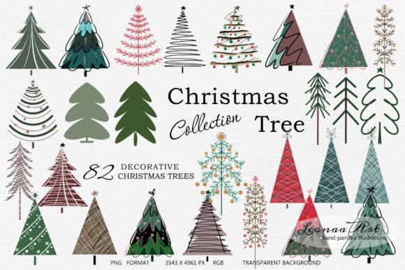 Christmas Tree. Collection: Festive Illustrations
