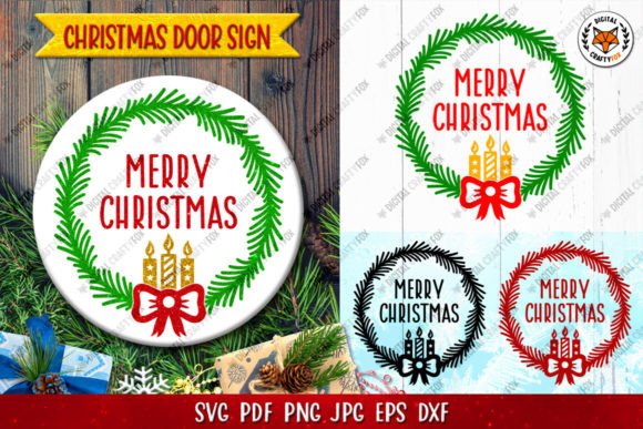 Christmas Wreath SVG: Festive Illustrations