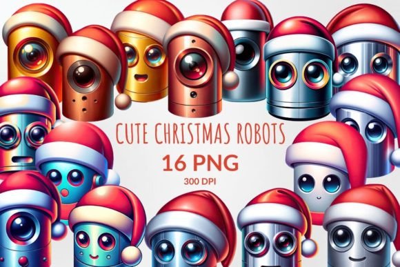 Cute Christmas Robot Sublimation Clipart: Designer Review