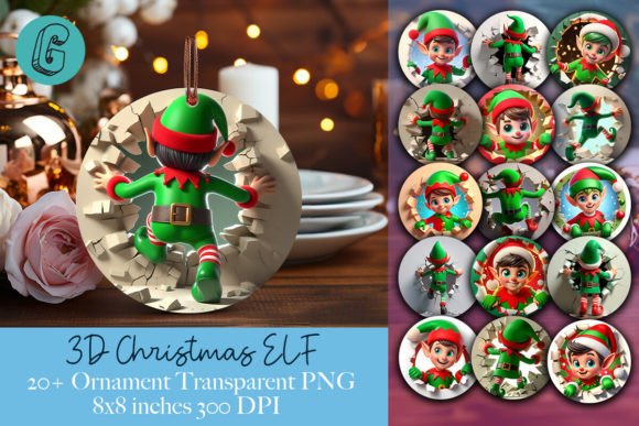 Review: 3D Cute ELF Christmas Ornament Bundle for Pros