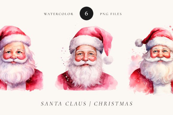 Santa Claus Christmas PNG Clipart for Illustrations
