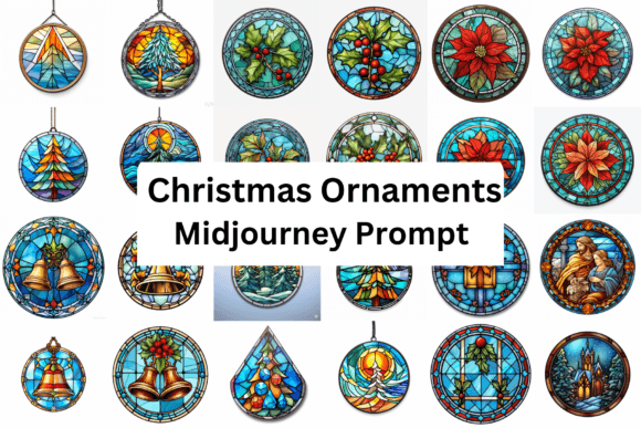 Stained Glass Christmas Ornaments: Illustrations Review