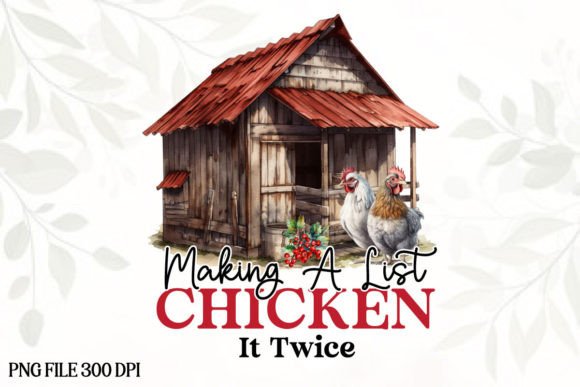 Vintage Christmas Farm Chicken PNG: A Designer's Review